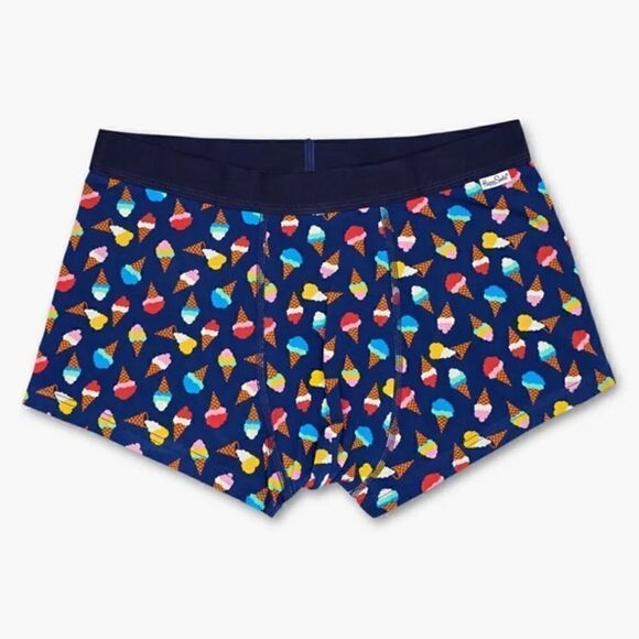 NWOT Happy Socks Men’s Ice Cream Trunks Boxers Small - Picture 2 of 8